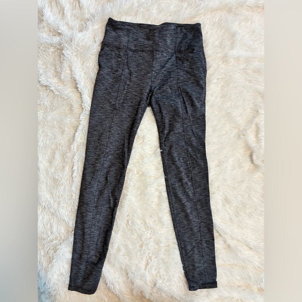 Athleta Gray Leggings with Pockets — Size LT
